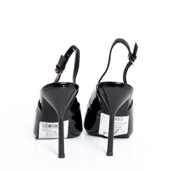 Jeffrey Campbell Riddler Patent Leather Pump Black Patent & Gold Size 9 - Picture 6 of 16